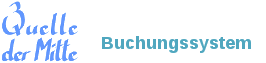 Raumbuchung Quelle der Mitte - Anmelden